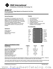 RE46C107S16F datasheet pdf Microchip