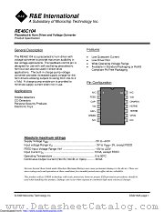 RE46C104S14TF datasheet pdf Microchip