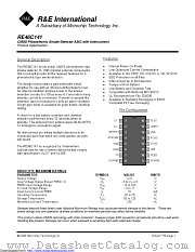 RE46C141E16F datasheet pdf Microchip