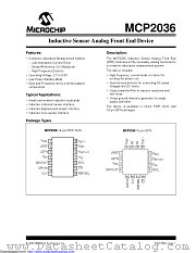 MCP2036-I/MG datasheet pdf Microchip