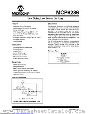 MCP6286 datasheet pdf Microchip