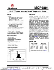 MCP9804T-E/MCBBB datasheet pdf Microchip