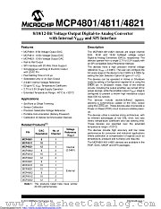 MCP4811-E/SN datasheet pdf Microchip