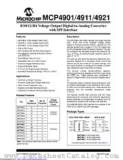 MCP4911T-E/MS datasheet pdf Microchip