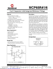 MCP65R41T-2402E/CHY datasheet pdf Microchip