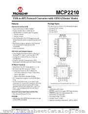 MCP2210-I/MQ datasheet pdf Microchip
