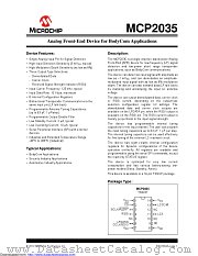 MCP2035 datasheet pdf Microchip