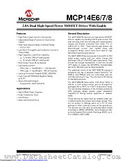 MCP14E7-E/MF datasheet pdf Microchip