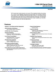 SST25VF010A-33-4I-QAE-T datasheet pdf Microchip