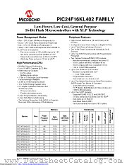 PIC24F08KL302-I/ML datasheet pdf Microchip