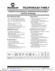 PIC24F04KA200-I/ST datasheet pdf Microchip