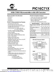 PIC16C711-04I/SSVAO datasheet pdf Microchip