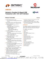 USB3322C-GL-TR datasheet pdf Microchip