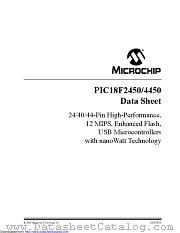 PIC18F2450T-I/SO datasheet pdf Microchip