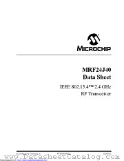 MRF24J40MAT-I/RM datasheet pdf Microchip