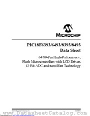 PIC18F8493 datasheet pdf Microchip