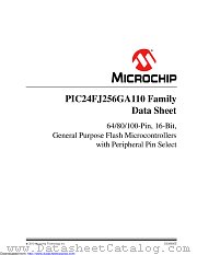 PIC24FJ64GA106T-I/PT datasheet pdf Microchip