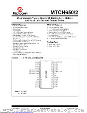 MTCH652-I/SS datasheet pdf Microchip
