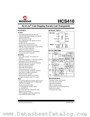 HCS410T/ST datasheet pdf Microchip