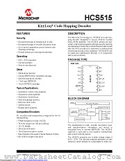 HCS515-I/SL datasheet pdf Microchip