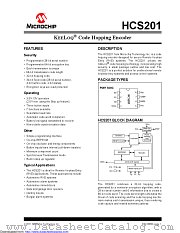 HCS201T-I/SN datasheet pdf Microchip