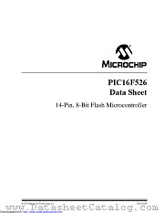 PIC16F526T-I/STVAO datasheet pdf Microchip