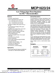 MCP1624 datasheet pdf Microchip