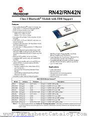 RN42-I/RM630 datasheet pdf Microchip