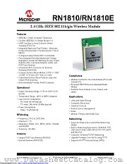 RN1810-I/RM100 datasheet pdf Microchip