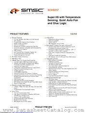 SCH5017-NW datasheet pdf Microchip