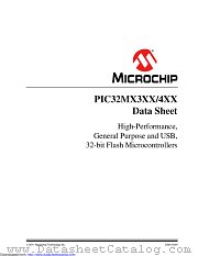 PIC32MX320F064H-40V/PT datasheet pdf Microchip