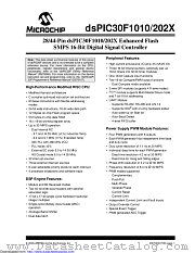 dsPIC30F1010 datasheet pdf Microchip
