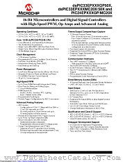 DSPIC33EP256GP506-E/MR datasheet pdf Microchip