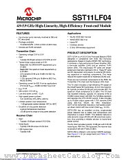 SST11LF04-Q3CE datasheet pdf Microchip