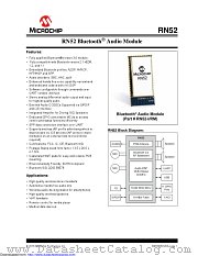 RN52CVC-I/RM116 datasheet pdf Microchip