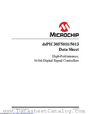 DSPIC30F5011-30I/PT datasheet pdf Microchip