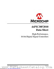 DSPIC30F2010T-20I/MM datasheet pdf Microchip