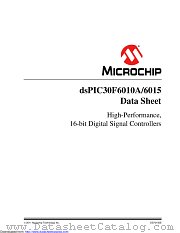 DSPIC30F6015-20E/PT datasheet pdf Microchip