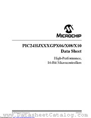 PIC24HJ64GP506-I/PT datasheet pdf Microchip