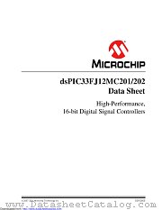 DSPIC33FJ12MC202T-E/SO datasheet pdf Microchip