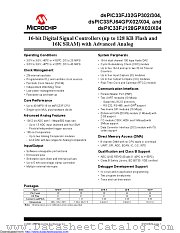 DSPIC33FJ128GP804-H/PT datasheet pdf Microchip