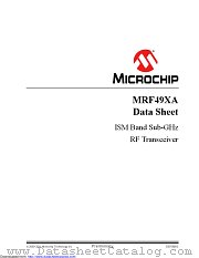 MRF49XAT-I/ST datasheet pdf Microchip