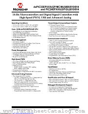 PIC24EP256GU810T-E/PF datasheet pdf Microchip