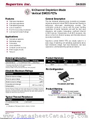 DN3535N8-G datasheet pdf Microchip
