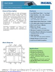 DSC2030FI2-C0002 datasheet pdf Microchip