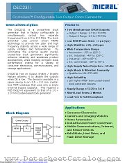 DSC2311KM2-R0002 datasheet pdf Microchip