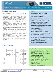 DSC400 datasheet pdf Microchip