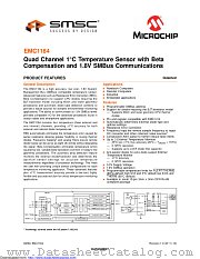 EMC1184 datasheet pdf Microchip