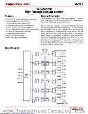 HV209 datasheet pdf Microchip