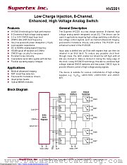 HV2201 datasheet pdf Microchip